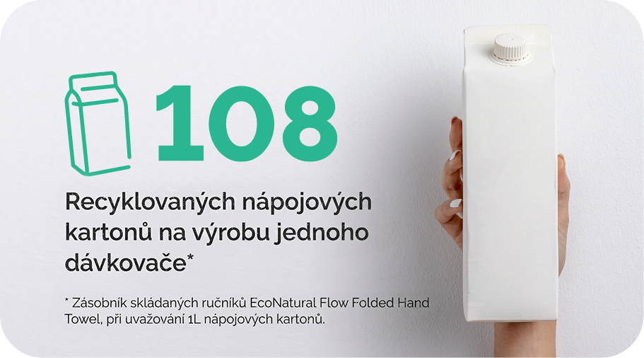 108 nápojových kartonů na 1 zásobník